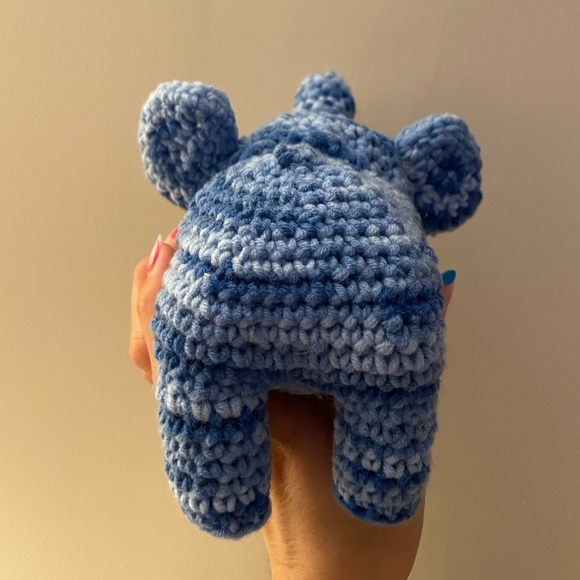 Handmade Ombré Crochet Elephant Plushie Gift/ House Decoration - Picture 9 of 12